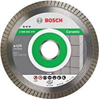 Bosch Professional Disco de diamante Best for Ceramic Extra Clean Turbo (cerámica dura- 125 x 22-23 mm- accesorio para…